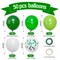 Green Balloons Dark Green Balloon Set, 50 Pcs 12 inch Different Shades Emerald Green Lime Green Confetti Latex Balloons For Jungle Safari Party Supplies